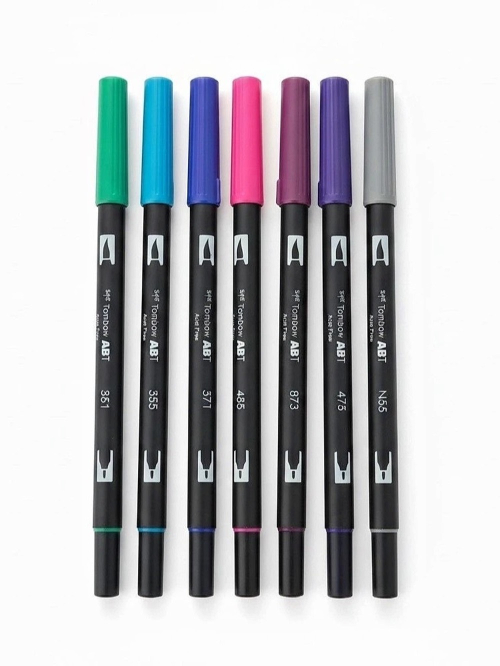 Tombow ABT Dual Brush Pen Set (7-Pack) Set 7-Piece Set